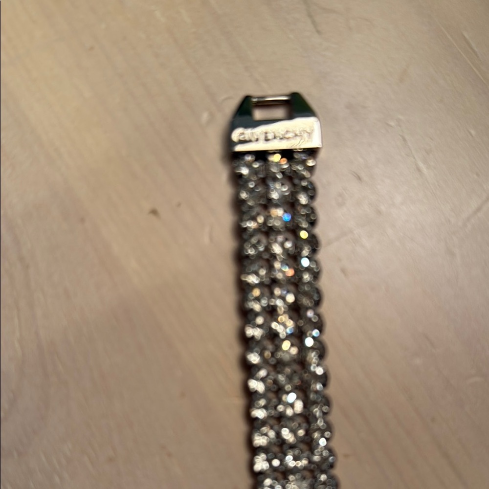 Givenchy Silver Crystal Bracelet - image 4